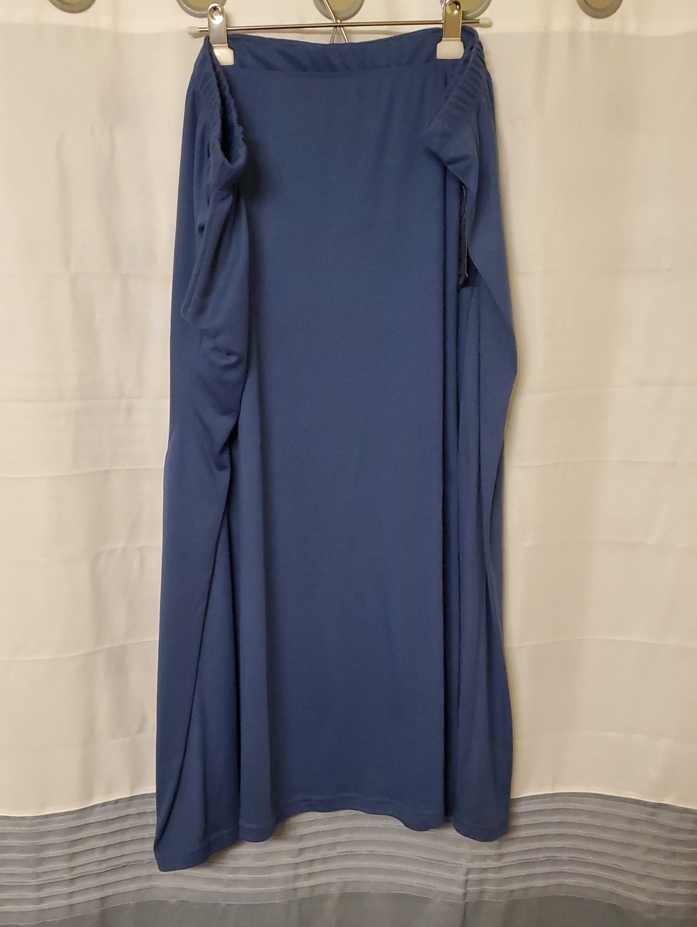 Woman Within Slate Blue Maxi Skirt